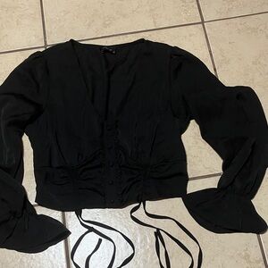 Elegant Black Women's Top